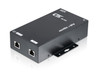 INJ-G90 10G/5G/2.5G/Gigabit Ethernet PoE 802.3af, 802.3at and 802.3bt compatible injector (90W max. power budget), wall mountable, left view