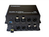 RB-AUDIO02BIDI-SFP two XLR balanced audio channels TWO WAY over fiber extender single strand SMF 20Km or MMF 1Km reach, LC connector, SET of TWO