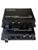 RB-AUDIO02BIDI-SFP two XLR balanced audio channels TWO WAY over fiber extender single strand SMF 20Km or MMF 1Km reach, LC connector, SET of TWO