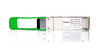 QSFP-10040-WB - QSFP28 100G BiDi ER1 optical transceiver, single-mode single strand, 1309/1304nm, 40Km, single LC/UPC connector - horizontal front view