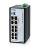 IGS-A804SM-8PH24 - 12 port managed cyber-hardened Gigabit Ethernet Industrial switch, PoE 180W, DC24V - Left View