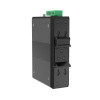 HGW-402LM-PSE - 4x RJ45 + 2x SFP ports Gigabit Ethernet Managed PoE Industrial fiber switch, 120W total power, DIN rail mount, -40 to +75 Celsius