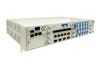 ROC3-CH08 - Managed Optical Transport System 8 slot chassis with dual DC48V power and network management INCLUDED, rack 19", 2U, perspective