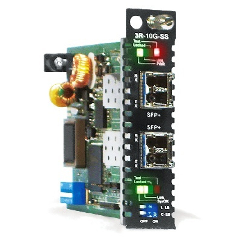 10G managed transponders for FRM220 fiber media converter series
