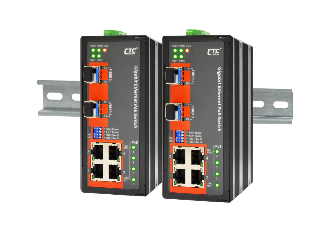 Industrial grade Ethernet networking switches
