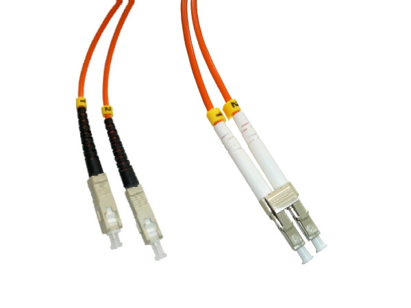 PATCH CORD DE FIBRA SC/UPC-SC/UPC MULTIMODO DUPLEX 50/125 3MTS PVC