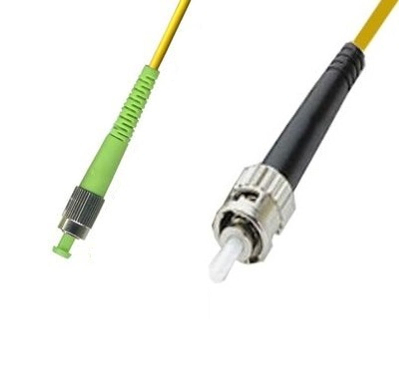 Fca Stp Ss9 Fc Apc To St Upc Single Mode 9 125 Simplex Fiber Optic Patch Cord Cable