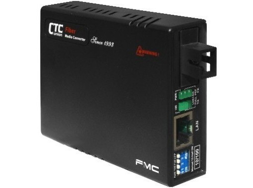 FMC-10-100-SC02B Fast Ethernet multimode fiber media converter  