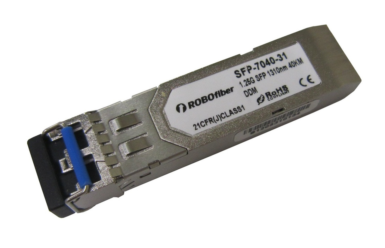 SFP-7040-31 - 1000Base-LHX/LX, single-mode, 40Km, 1310nm SFP