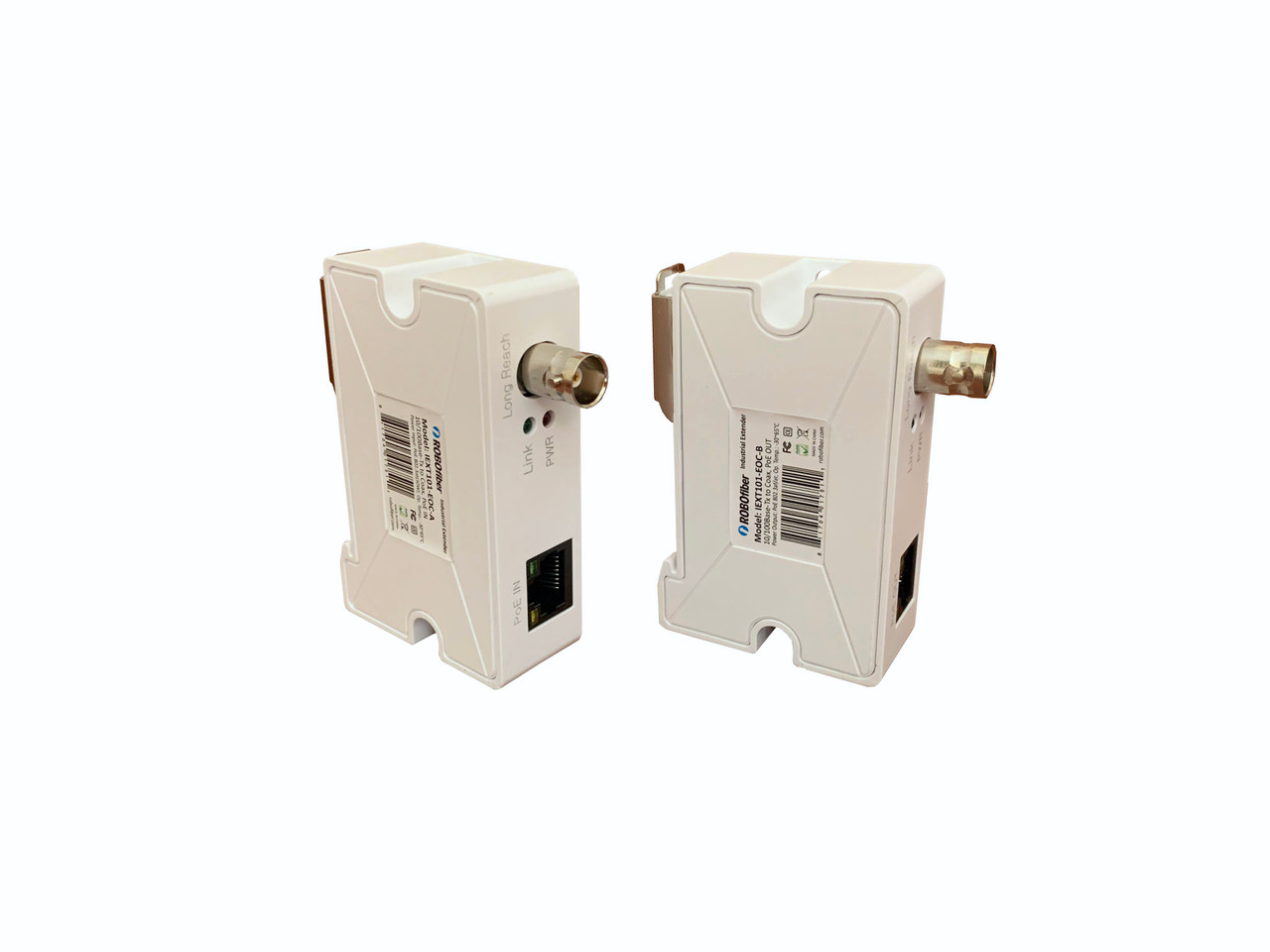 IEXT101-EOC - Ethernet over Coax LAN Extender, PoE powered device, up to  800m reach and transport