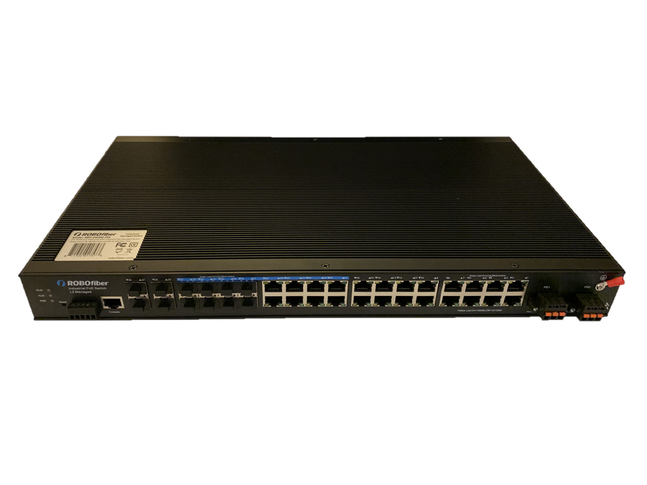 24-Port GbE PoE+ Web-Managed Switch w/ 4 GbE Combo Base-T/SFP