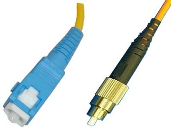 SCP-FCP-SS9 - SC/UPC to FC/UPC singlemode 9/125 simplex fiber optic patch cord cable SCP-FCP-SS9 - SC/UPC to FC/UPC singlemode 9/125 simplex fiber optic patch cord cable
