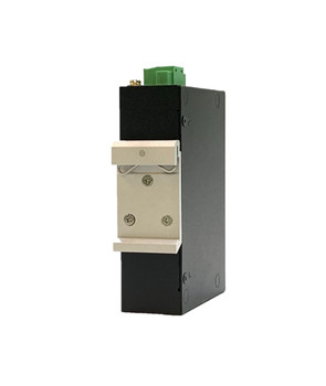 IMC-100C-E-SC002 compact Fast Ethernet multimode fiber industrial media converter 2Km, extreme temp., DIN rail bracket rear view IMC-100C-E-SC002 compact Fast Ethernet multimode fiber industrial media converter 2Km, extreme temp., DIN rail bracket rear view