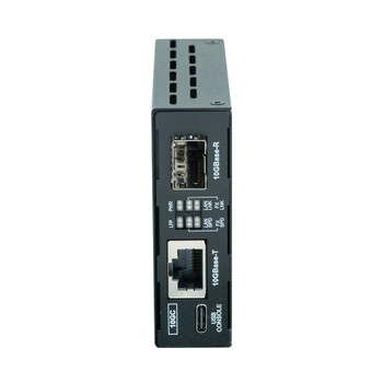 XMC-10GC 10G/5G/2.5G/1G/100M Copper to 10GBASE-R SFP+ Media Converter, USB managed