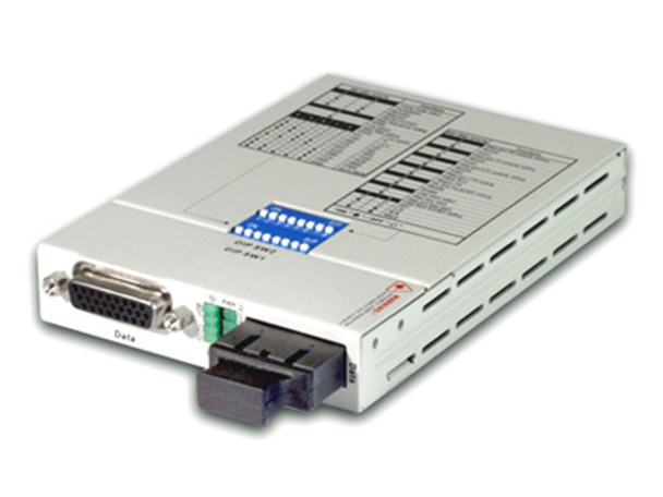 FIB1-V35 - V.35 or X.21 synchronous serial interface to fiber media converter 