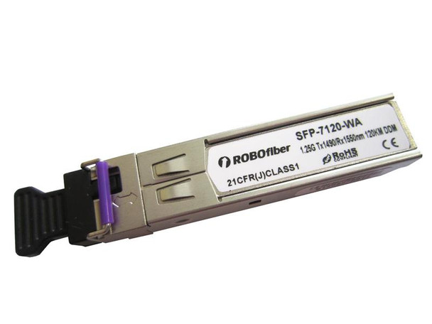 SFP-7120-WA Gigabit single strand BiDi SFP transceiver 120Km T:1490/R:1550nm DDM