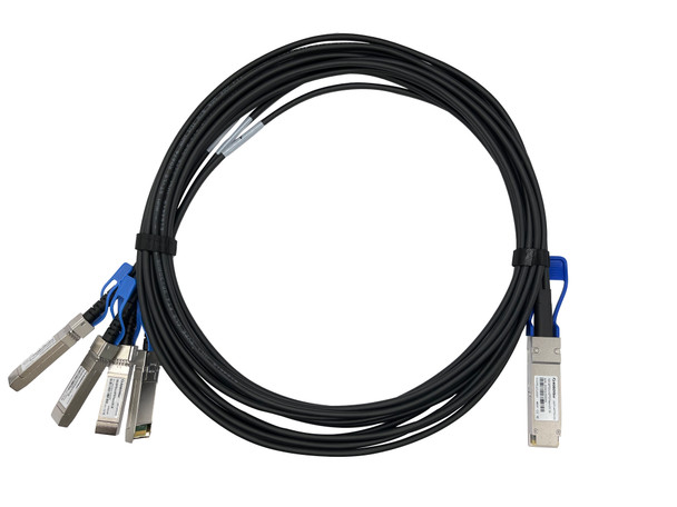 QSFP-4SFP25-03C - QSFP28 100G to 4x SFP28 25G passive copper DAC breakout cable 3m length