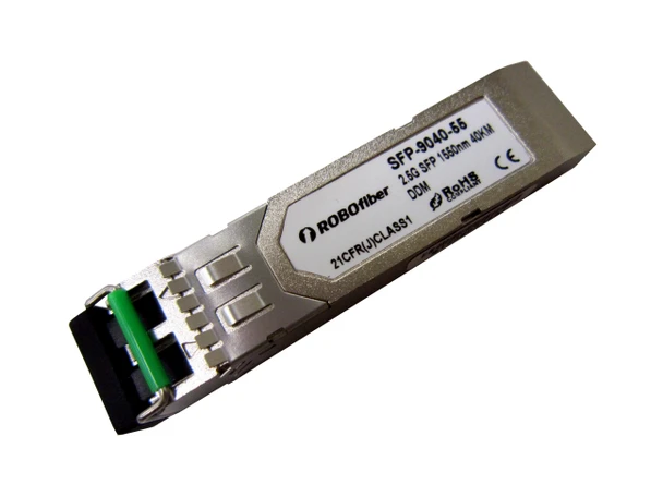 SFP-9040-55 2.67G multi-rate SMF 40Km 1550nm SFP transceiver SONET OC48, 2.5G or Gigabit Ethernet