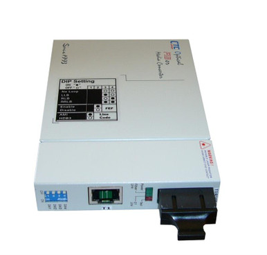 CTC Union T1 to multimode fiber optic media connector modem FIB1-1000TS