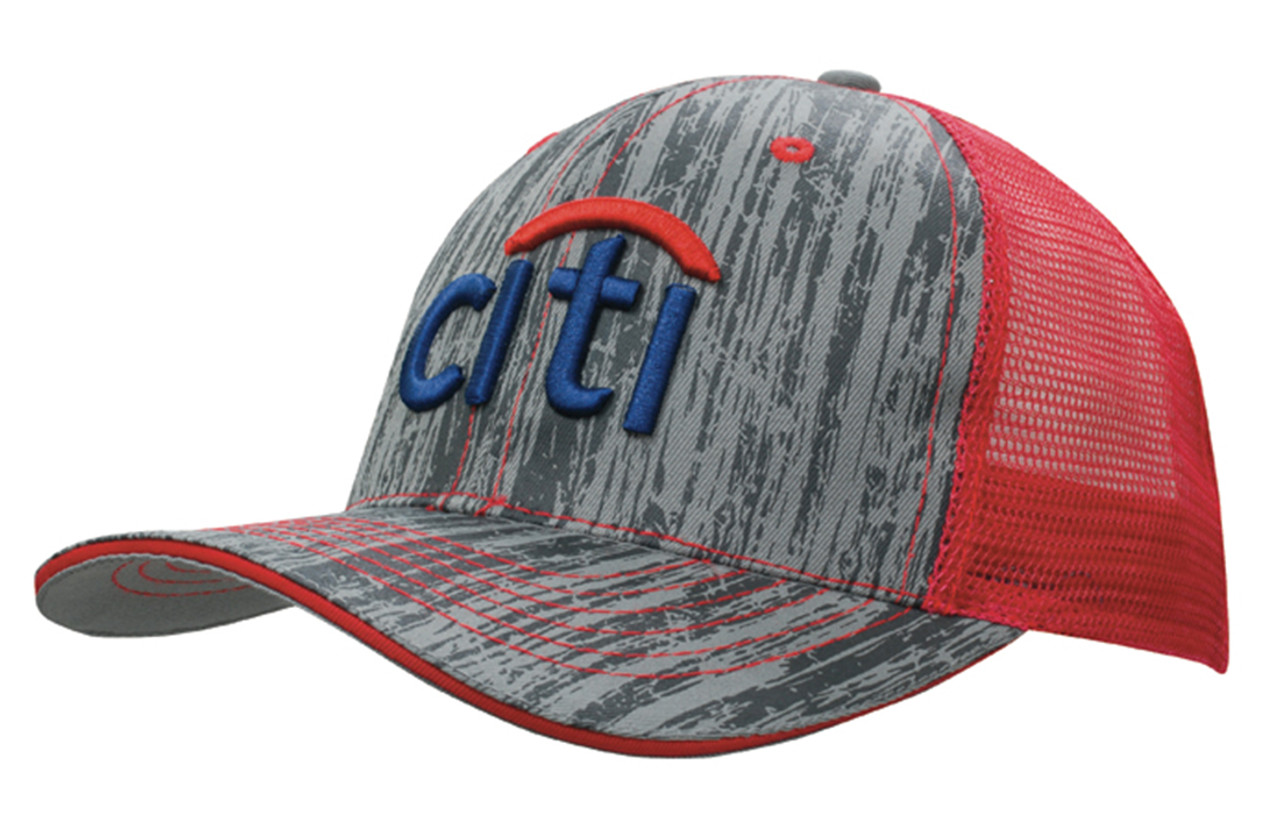 Wood Printed With Mesh Back || 4144