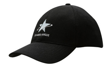 Double Pique Mesh Fitted Cap Double Pique Mesh Fitted Cap