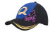 Brushed Heavy Cotton with Insert Panel & Double Striped Peak