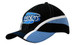 Brushed Cotton with Mesh Inserts & Fabric Stripes on Crown & Peak Brushed Cotton with Mesh Inserts & Fabric Stripes on Crown & Peak