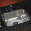 23-3/16" x 17-15/16" Stainless Steel Undermount Single Bowl Kitchen Sink