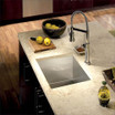 Undermount Stainless Steel 0-hole Single Bowl Kitchen Sink