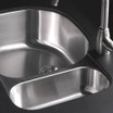 32" x 21" Stainless Steel Undermount 80/20 Double Bowl Kitchen Sink