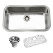 32-3/8" x 18-7/8" Stainless Steel Topmount Large Single Bowl Kitchen Sink