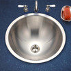 16-3/4" Stainless Steel Topmount Lavatory Sink with Overflow