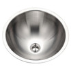 Conical Topmount Stainless Steel Bowl Lavatory Sink with Overflow