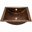 Concave Copper Undermount Lavatory Sink
