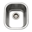 Houzer CS-1607 Club Series Undermount 0-Hole Single Bowl Bar/Prep Sink
