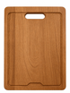 12-1/8" x 17-3/4" x 1" Rubberwood Cutting Board