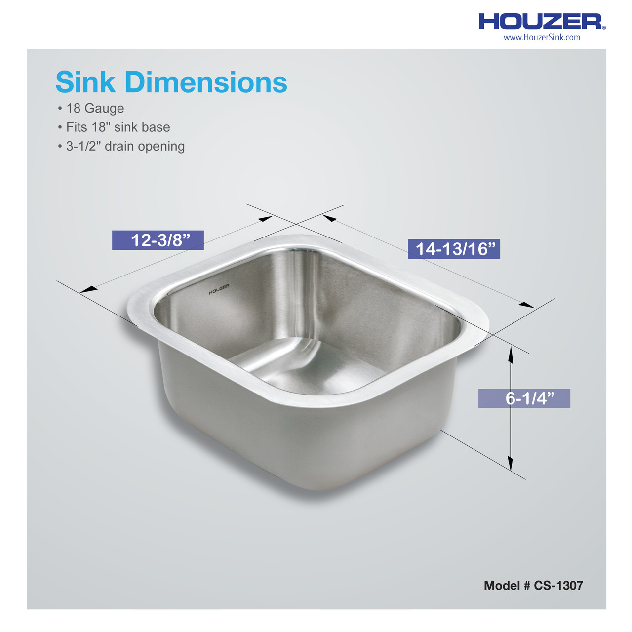 Undermount Small Bar/Prep Sink