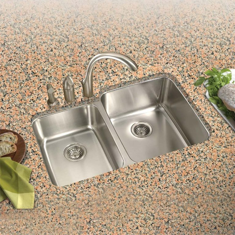 Classic Undermount Stainless Steel 60/40 Double Bowl Kitchen Sink