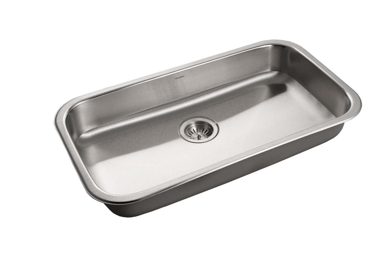 Houzer ADA Compliant 32 inch Stainless Steel Undermount 6 inch
