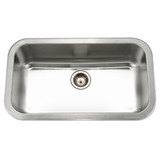 32-3/8" x 18-7/8" Stainless Steel Undermount Large Single Bowl Kitchen Sink