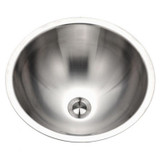 16-3/4" Stainless Steel Topmount Lavatory Sink