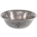 Telluride Undermount Pewter Single Bowl Lavatory Vessel Sink