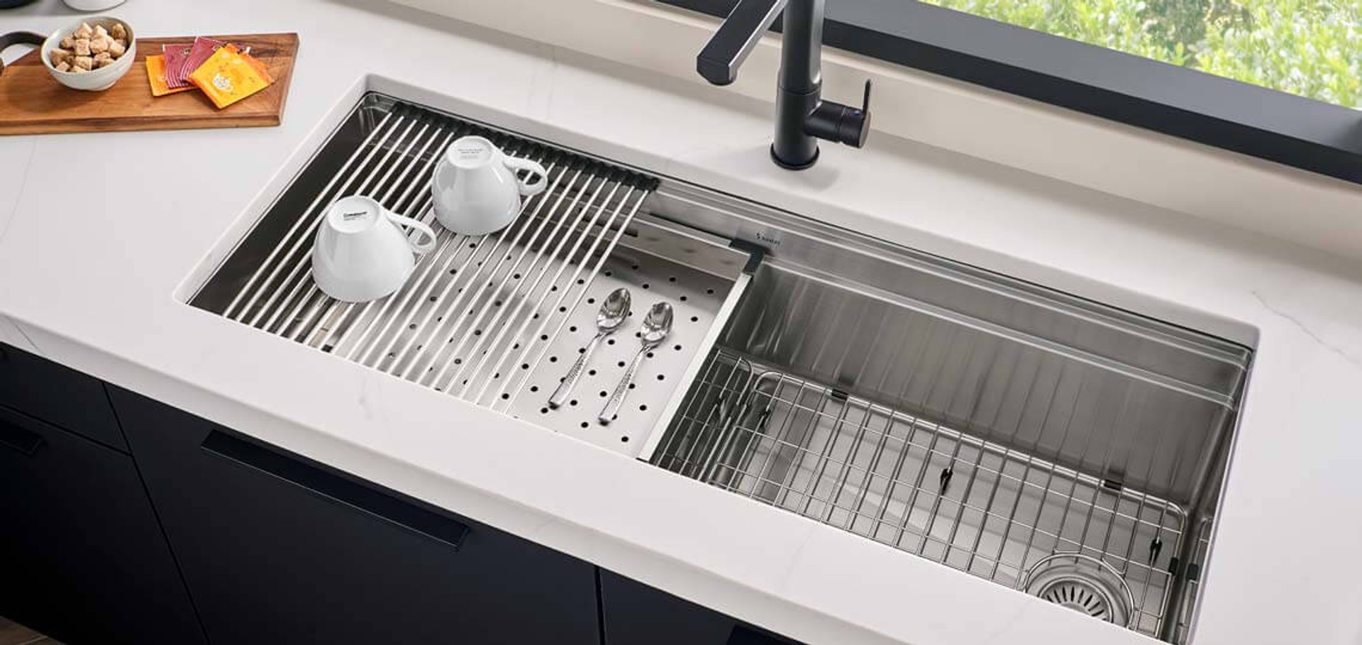 Modern 304 Stainless Steel Sink For Kitchen Furniture