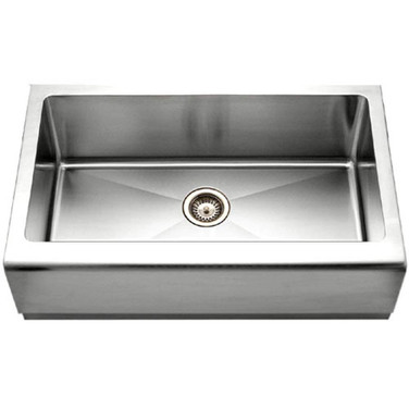 Epicure Series Apron Front Farmhouse Stainless Steel Single Bowl Kitchen Sink