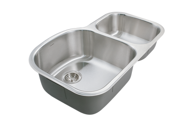 Houzer Nouvelle Undermount Single Bowl Kitchen Sink Stainless Steel, NOG-4150