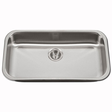 Houzer ADA Compliant 32 inch Stainless Steel Undermount 6 inch