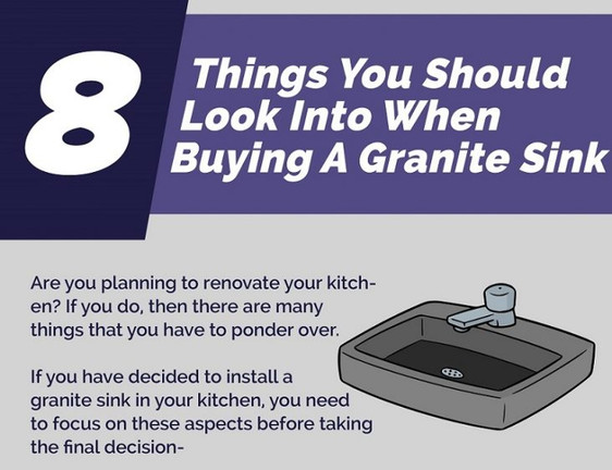 Infographic: 8 Things You Should Look Into When Buying A Granite Sink