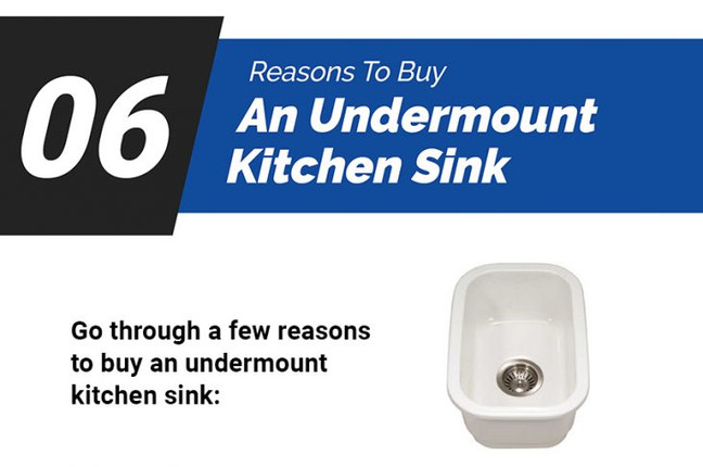 6 Reasons To Buy An Undermount Kitchen Sink