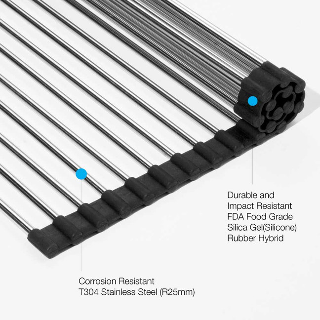 14 1/2"x16 3/8" Stainless Steel Rolling Matt