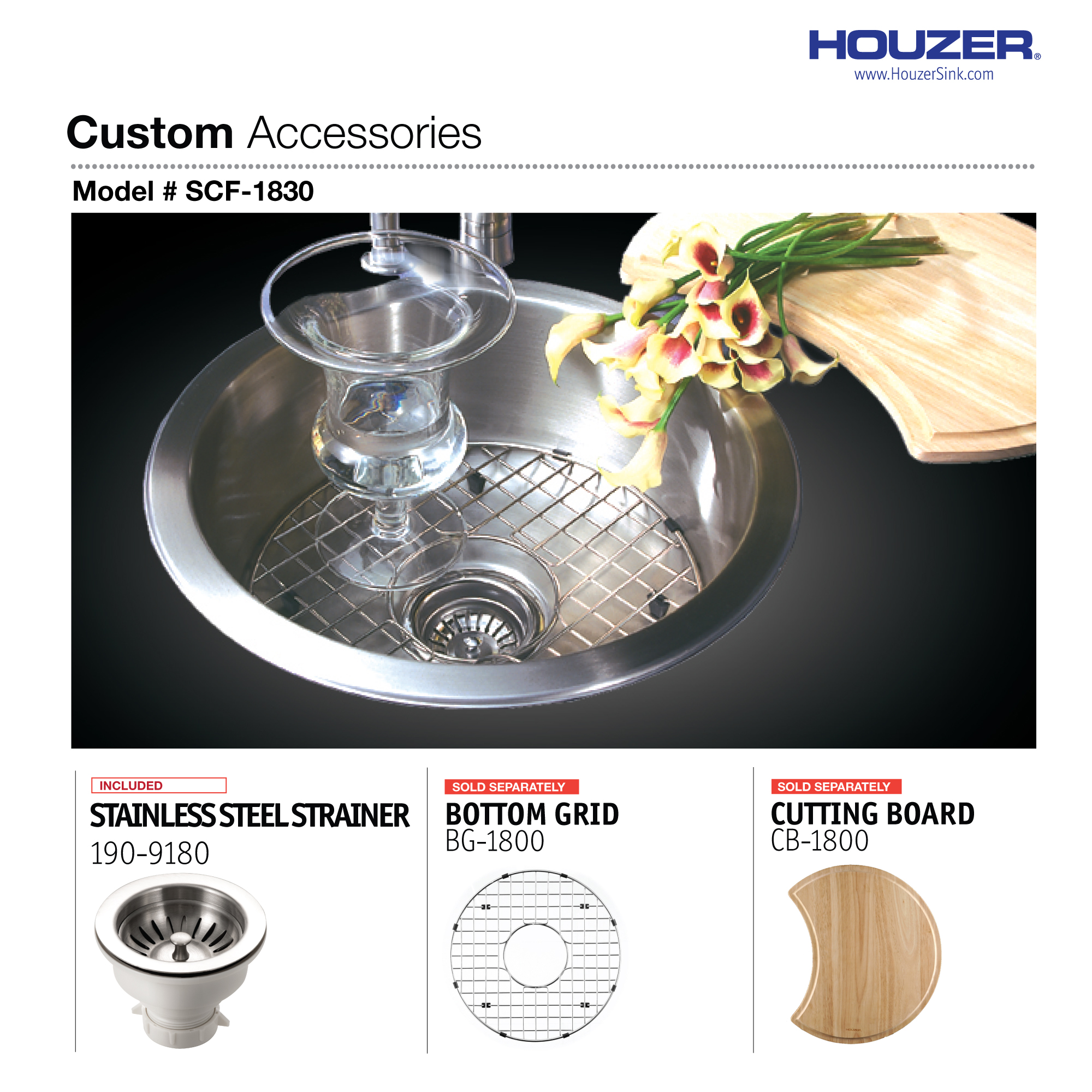 Topmount Stainless Steel 0-hole Round Single Bowl Bar/Prep Sink